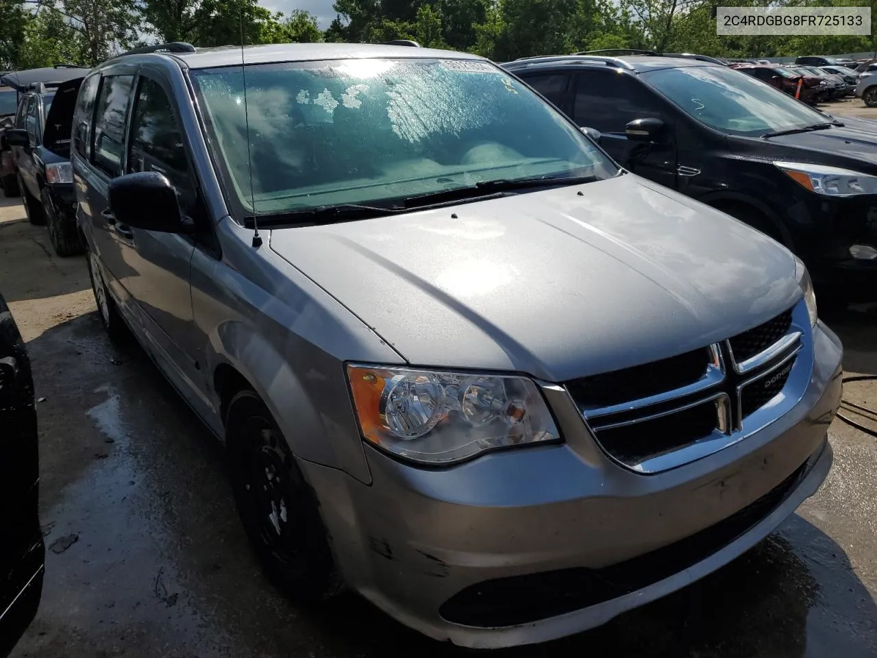 2015 Dodge Grand Caravan Se VIN: 2C4RDGBG8FR725133 Lot: 55121634