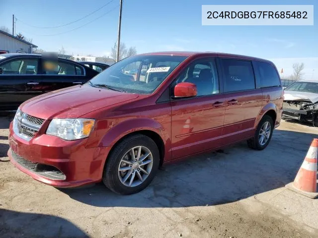 2015 Dodge Grand Caravan Se VIN: 2C4RDGBG7FR685482 Lot: 55389384