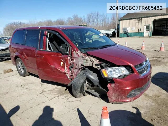 2015 Dodge Grand Caravan Se VIN: 2C4RDGBG7FR685482 Lot: 55389384