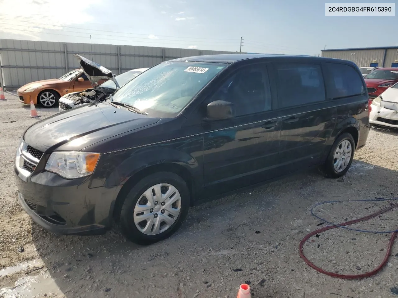 2C4RDGBG4FR615390 2015 Dodge Grand Caravan Se