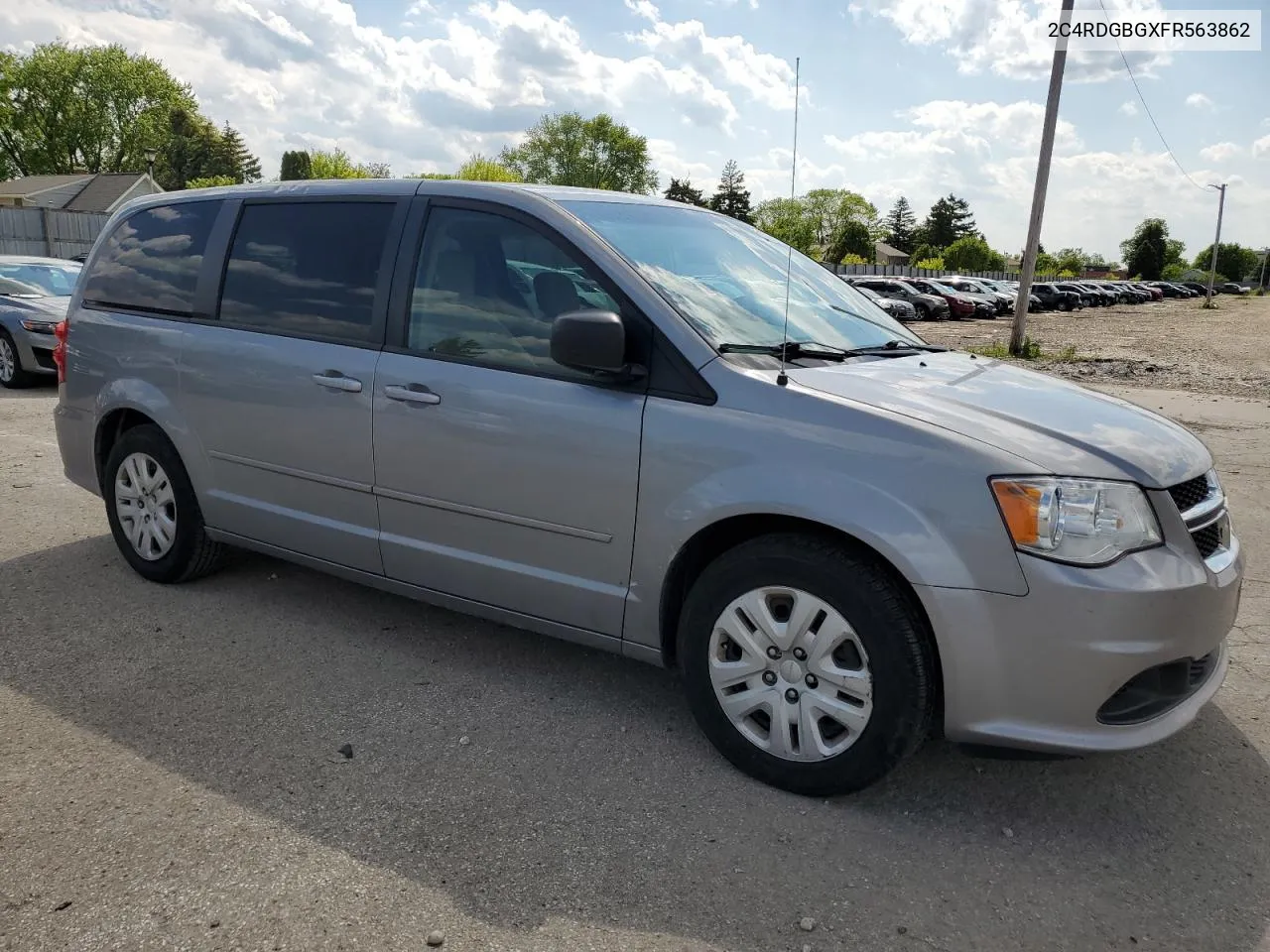 2C4RDGBGXFR563862 2015 Dodge Grand Caravan Se