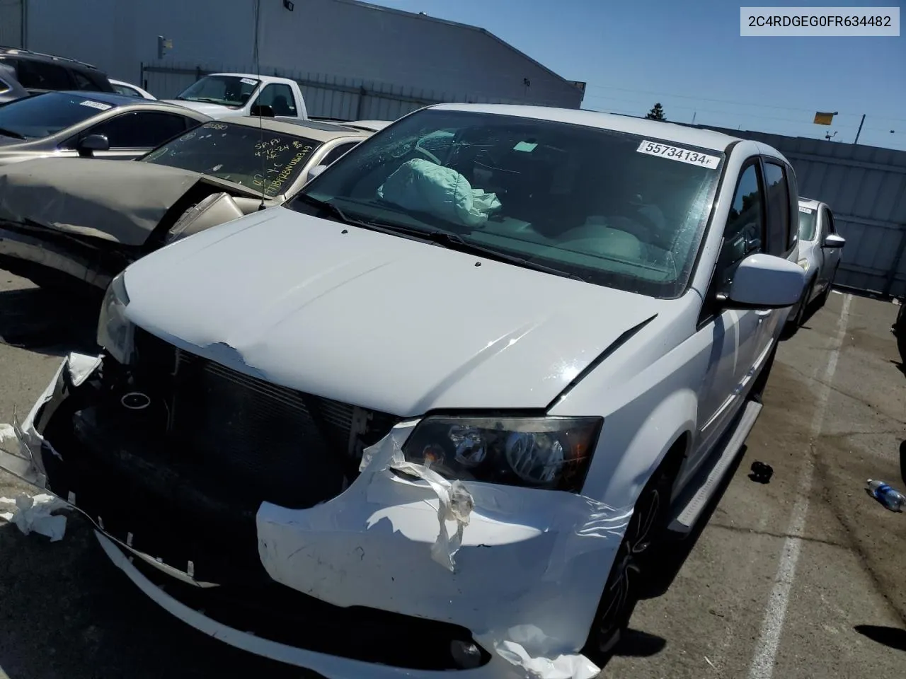 2015 Dodge Grand Caravan R/T VIN: 2C4RDGEG0FR634482 Lot: 55734134