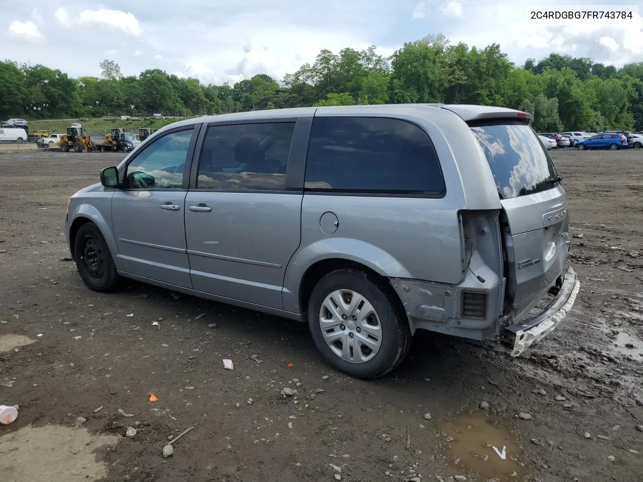 2015 Dodge Grand Caravan Se VIN: 2C4RDGBG7FR743784 Lot: 55860814