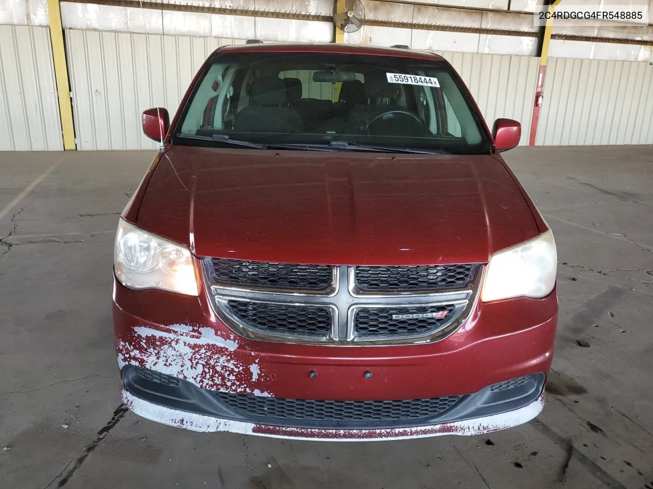 2015 Dodge Grand Caravan Sxt VIN: 2C4RDGCG4FR548885 Lot: 55918444