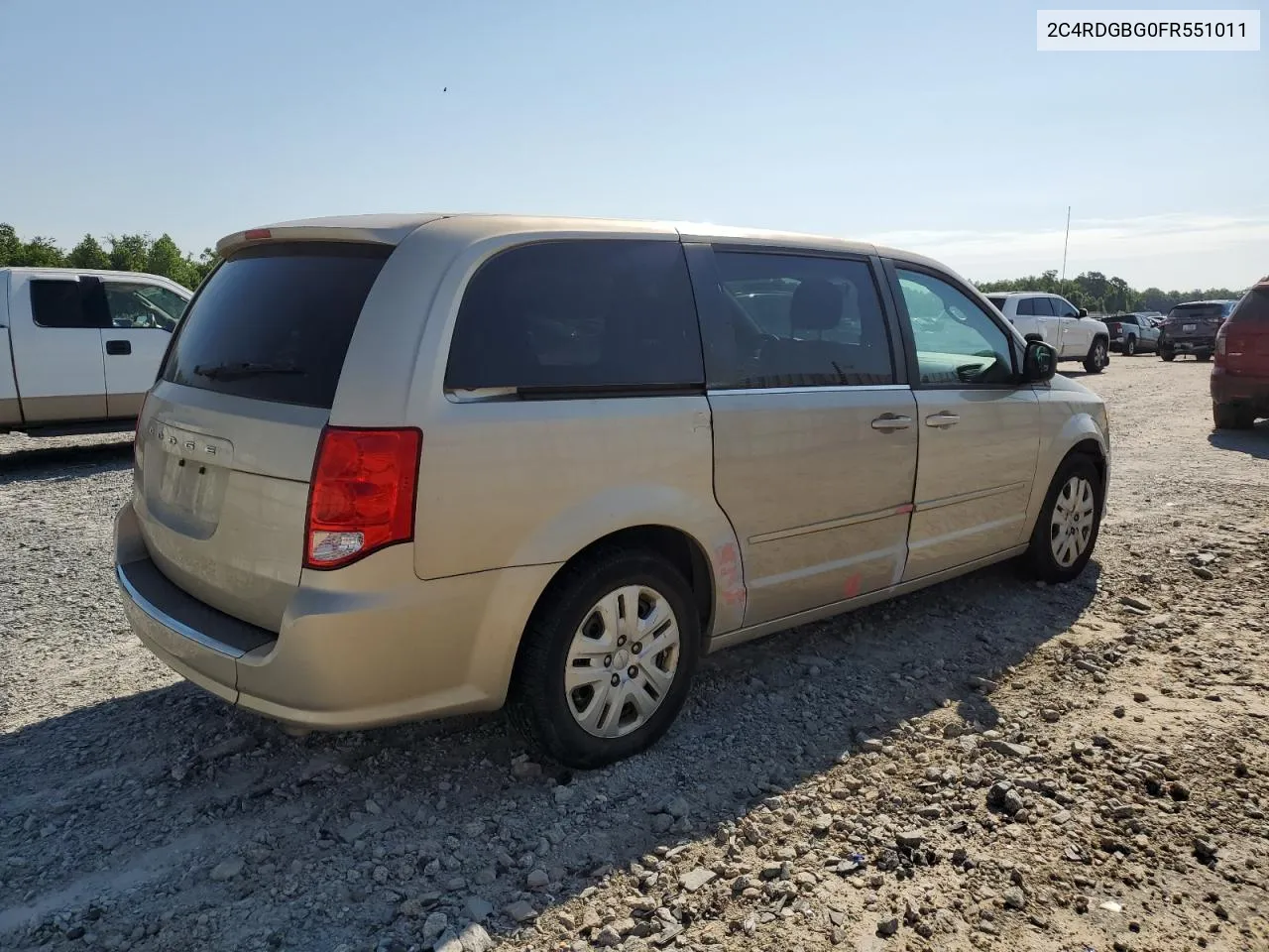 2015 Dodge Grand Caravan Se VIN: 2C4RDGBG0FR551011 Lot: 56237804