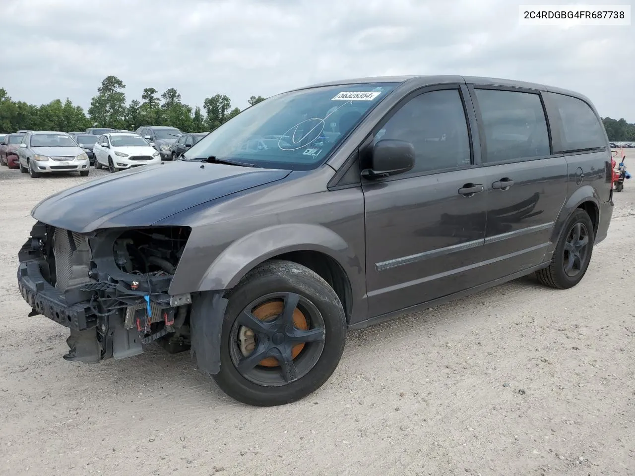 2C4RDGBG4FR687738 2015 Dodge Grand Caravan Se