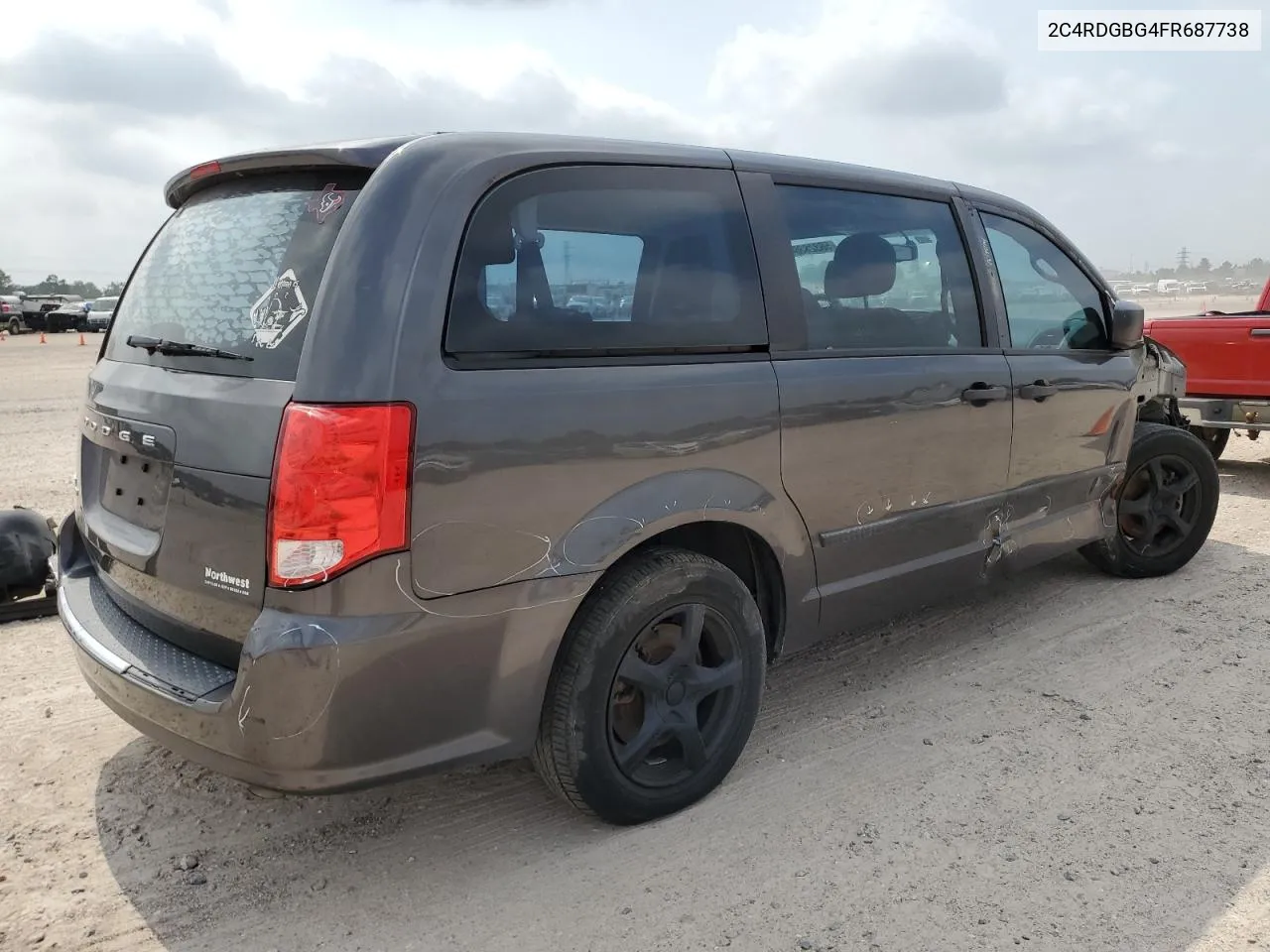 2C4RDGBG4FR687738 2015 Dodge Grand Caravan Se