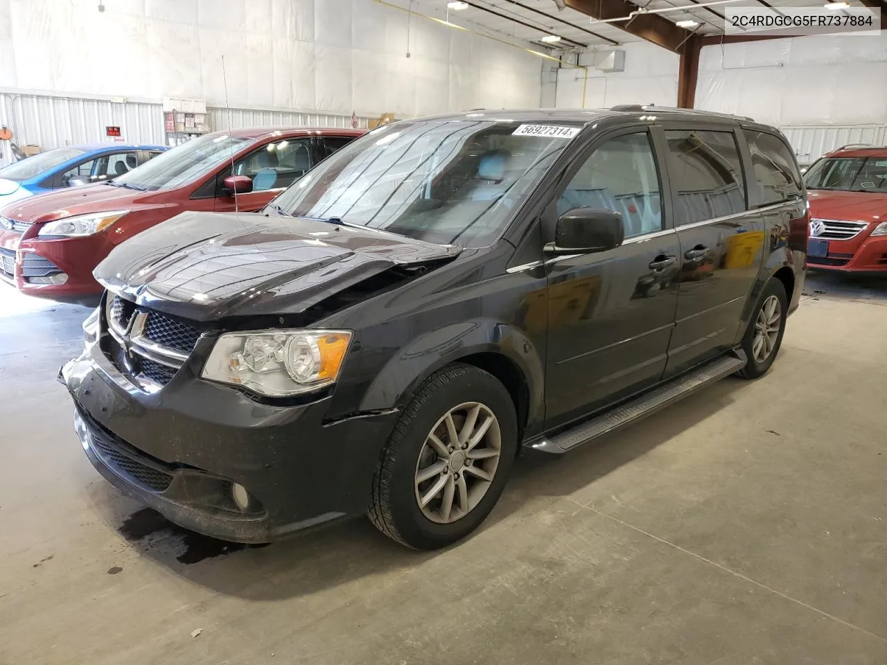 2015 Dodge Grand Caravan Sxt VIN: 2C4RDGCG5FR737884 Lot: 56927314