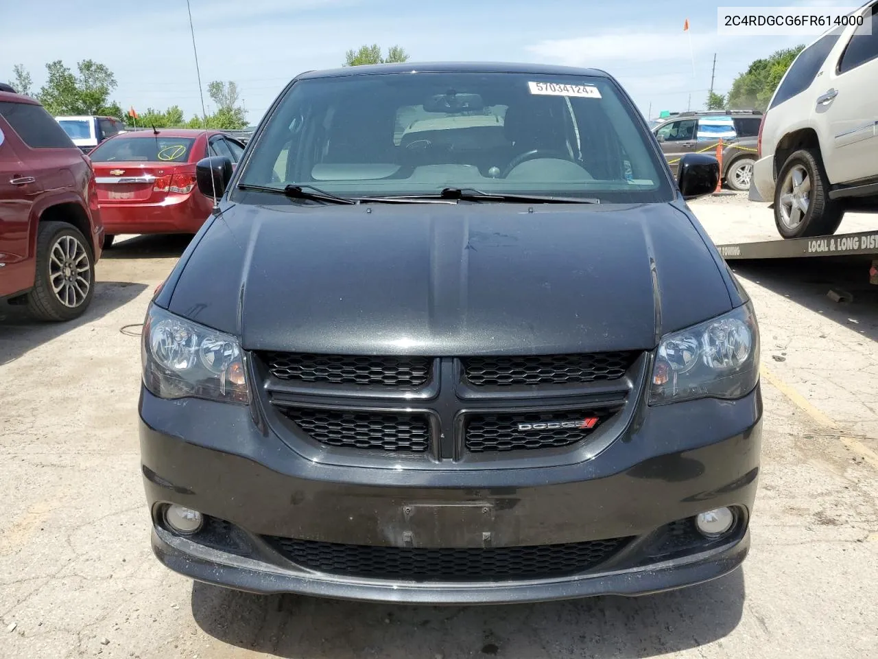 2015 Dodge Grand Caravan Sxt VIN: 2C4RDGCG6FR614000 Lot: 57034124