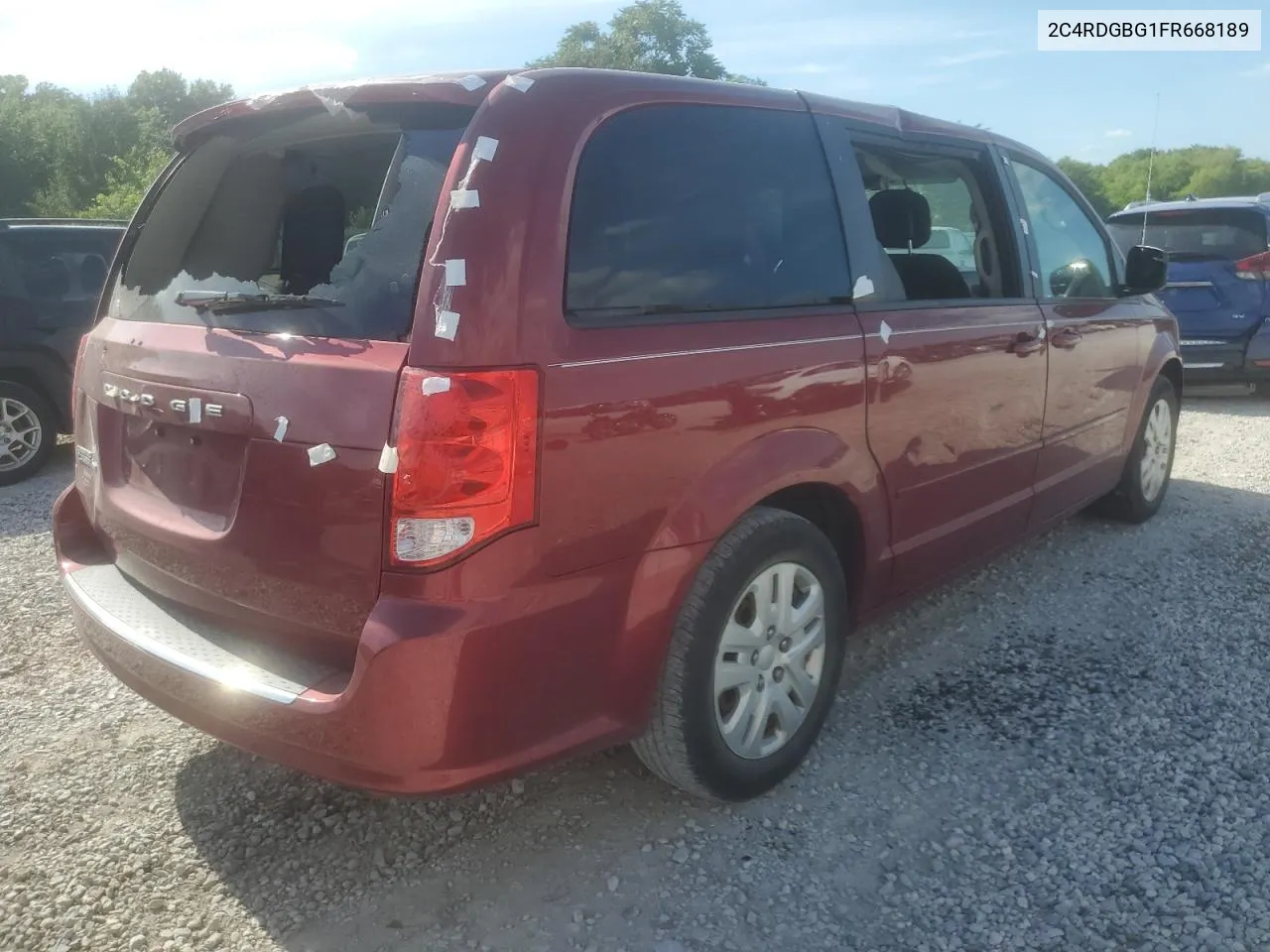 2C4RDGBG1FR668189 2015 Dodge Grand Caravan Se