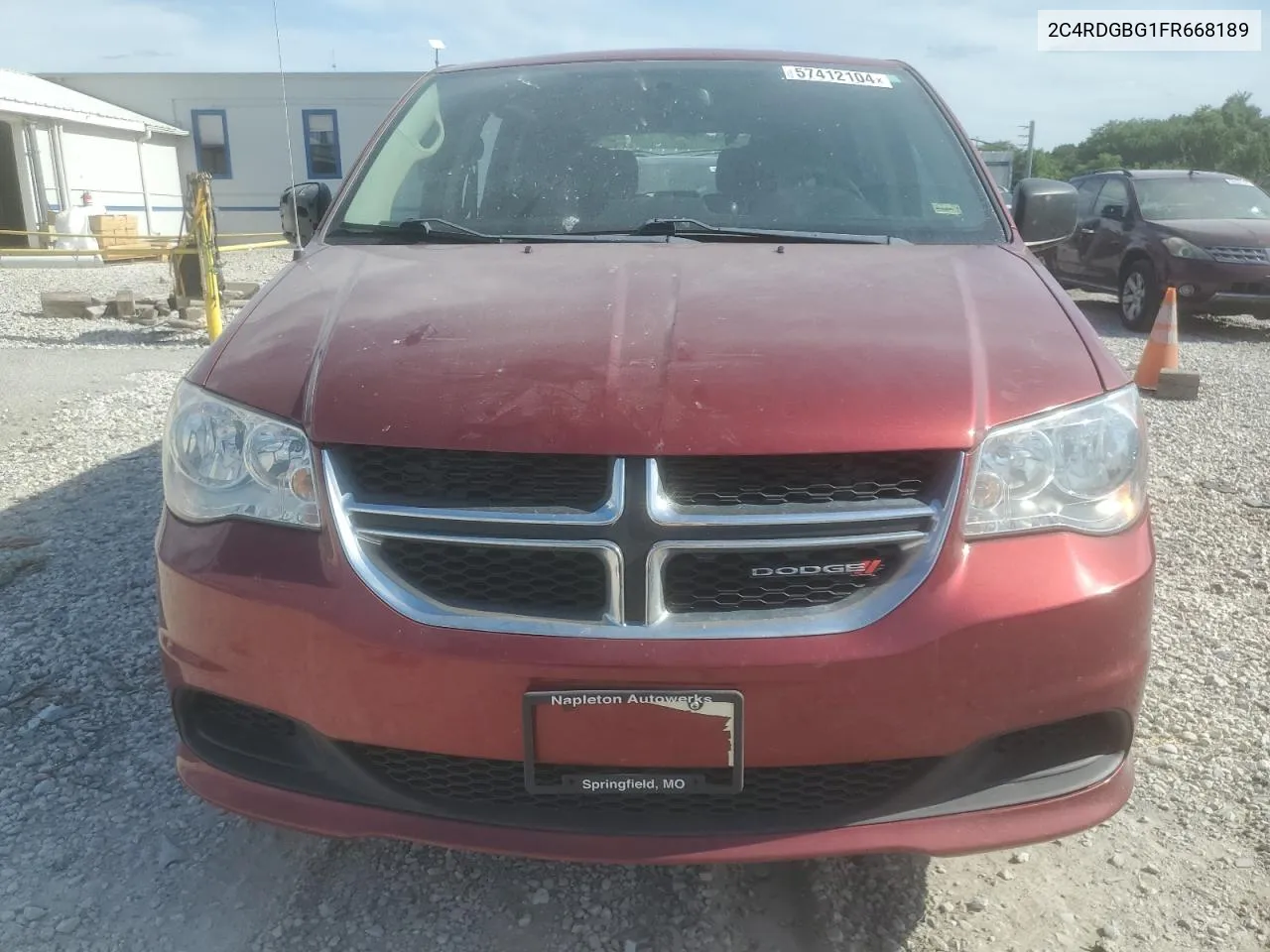 2015 Dodge Grand Caravan Se VIN: 2C4RDGBG1FR668189 Lot: 57412104