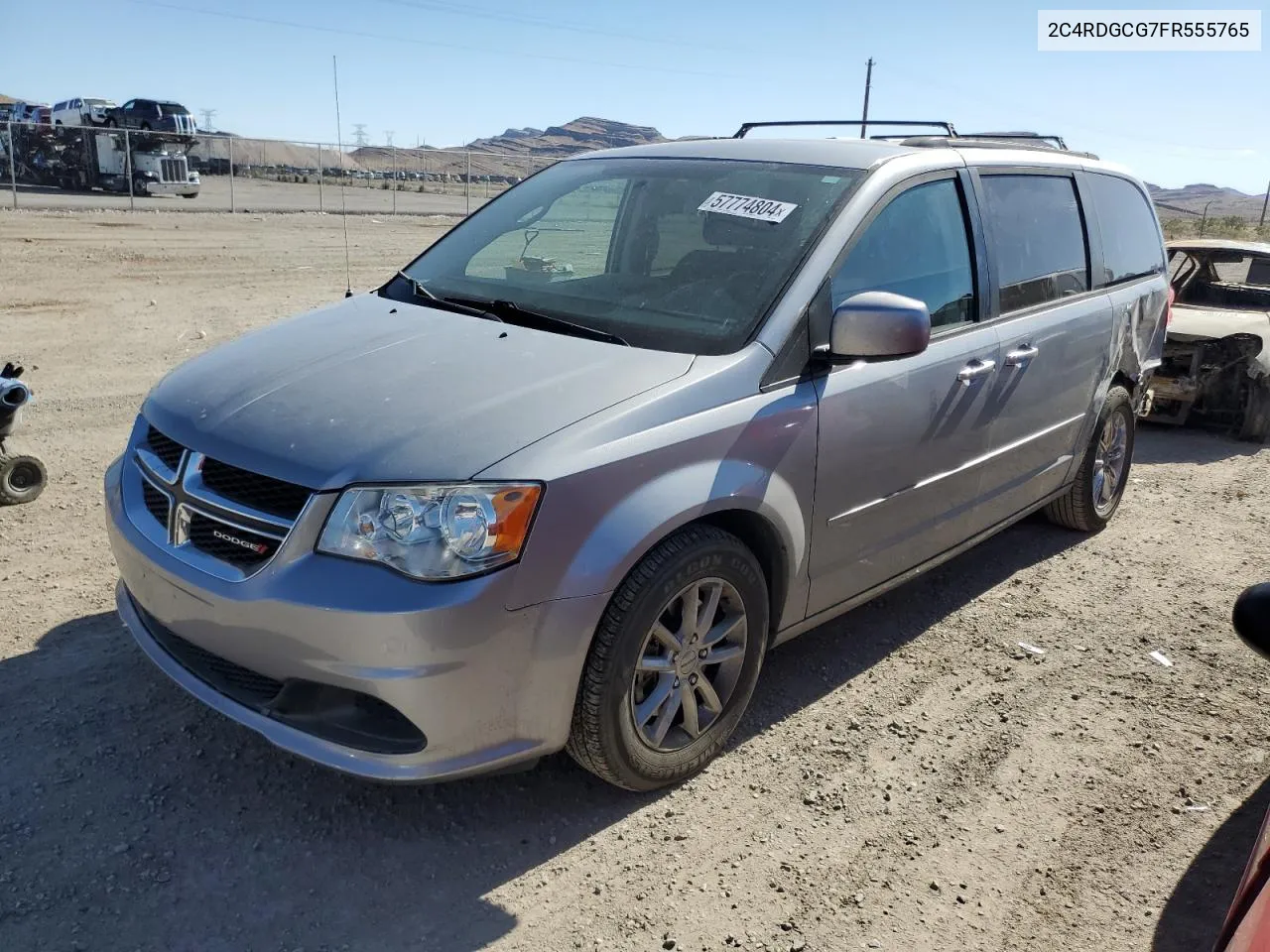 2015 Dodge Grand Caravan Sxt VIN: 2C4RDGCG7FR555765 Lot: 57774804