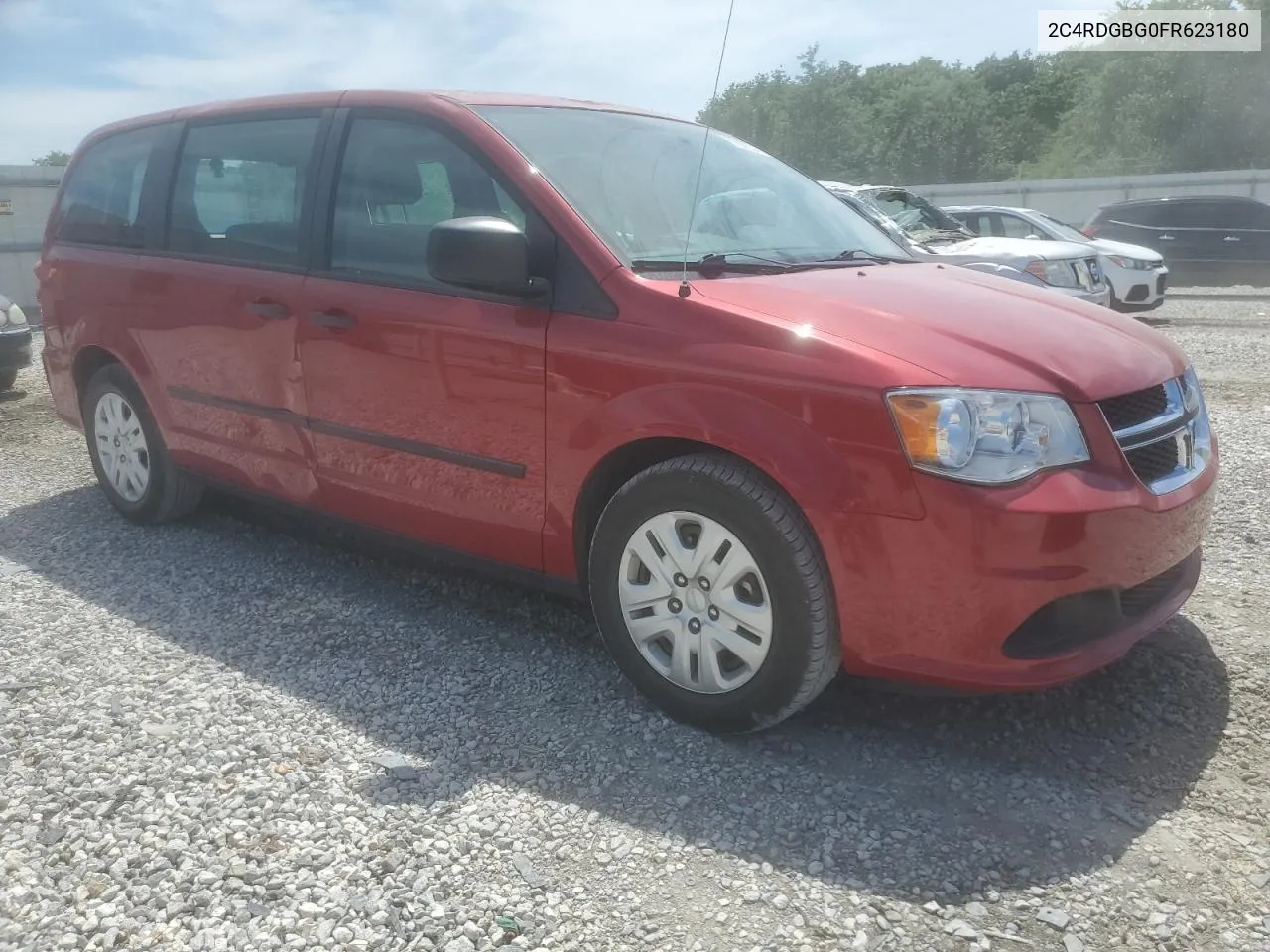 2015 Dodge Grand Caravan Se VIN: 2C4RDGBG0FR623180 Lot: 57967834