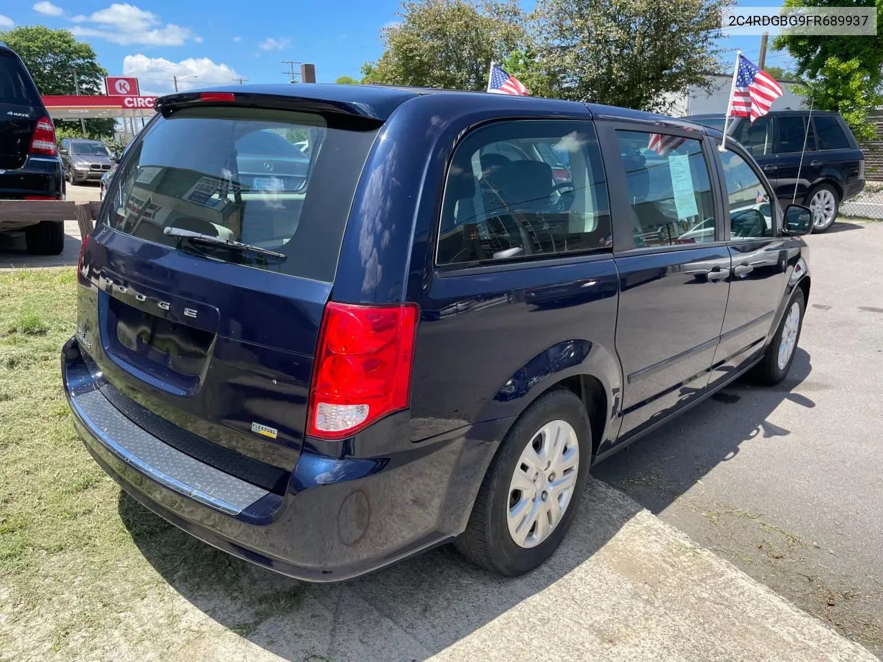 2C4RDGBG9FR689937 2015 Dodge Grand Caravan Se