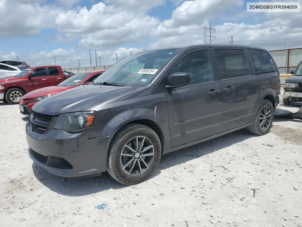 2C4RDGBG1FR594059 2015 Dodge Grand Caravan Se