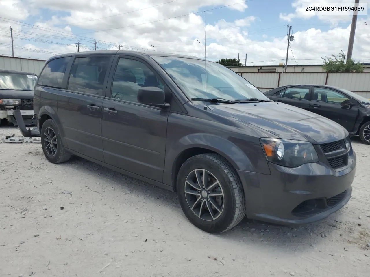 2C4RDGBG1FR594059 2015 Dodge Grand Caravan Se