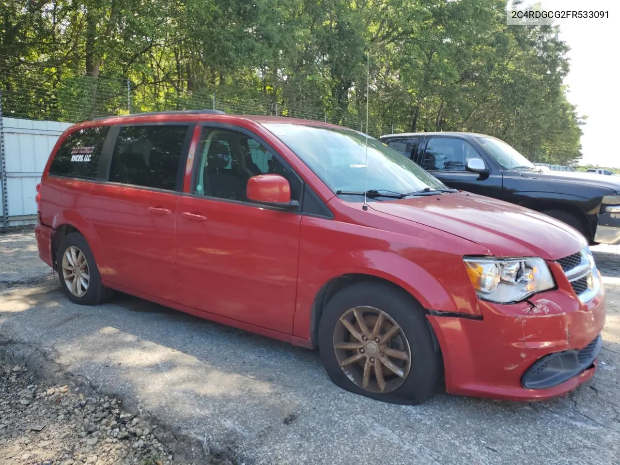 2C4RDGCG2FR533091 2015 Dodge Grand Caravan Sxt