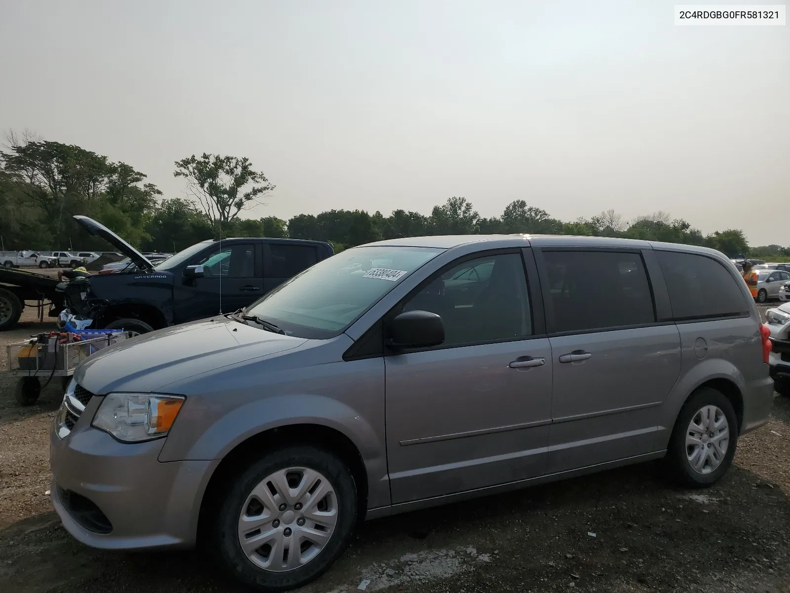 2015 Dodge Grand Caravan Se VIN: 2C4RDGBG0FR581321 Lot: 63380404