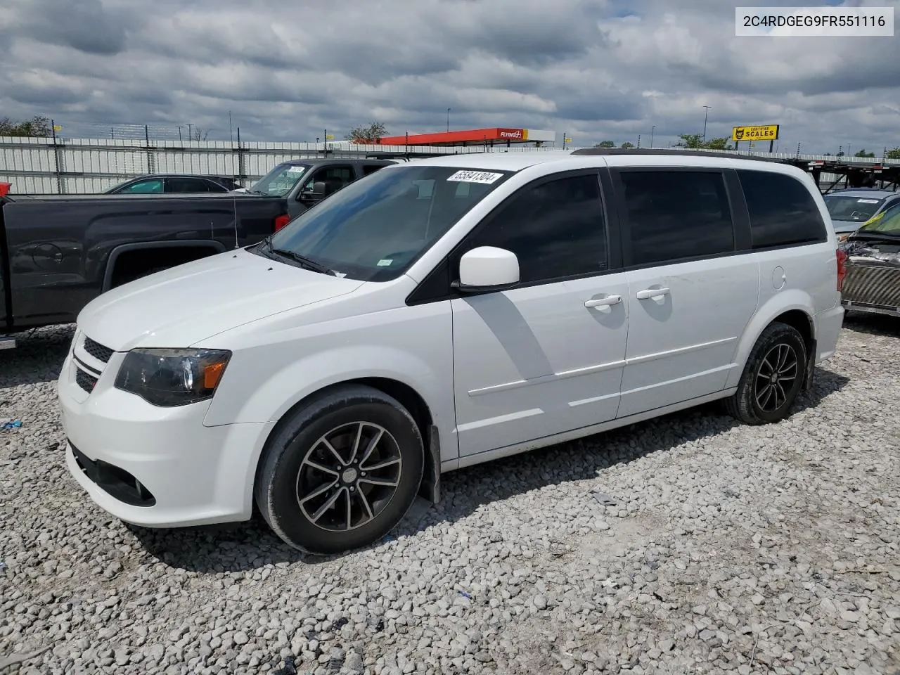 2015 Dodge Grand Caravan R/T VIN: 2C4RDGEG9FR551116 Lot: 65841304