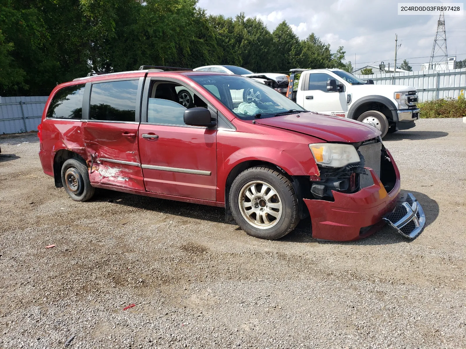 2015 Dodge Grand Caravan Crew VIN: 2C4RDGDG3FR597428 Lot: 67475073