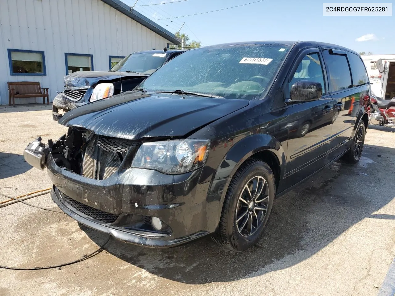 2C4RDGCG7FR625281 2015 Dodge Grand Caravan Sxt