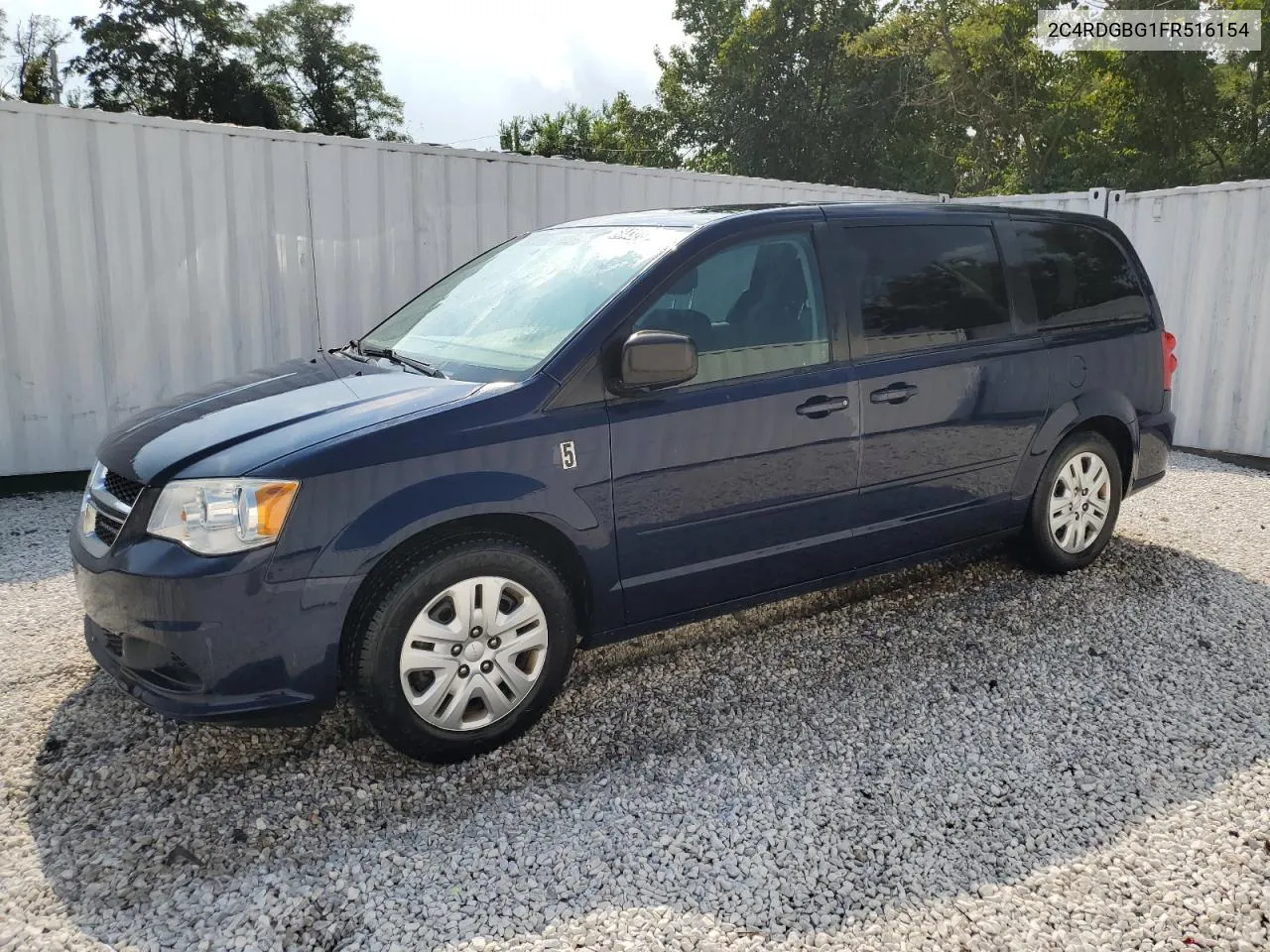 2015 Dodge Grand Caravan Se VIN: 2C4RDGBG1FR516154 Lot: 68432884