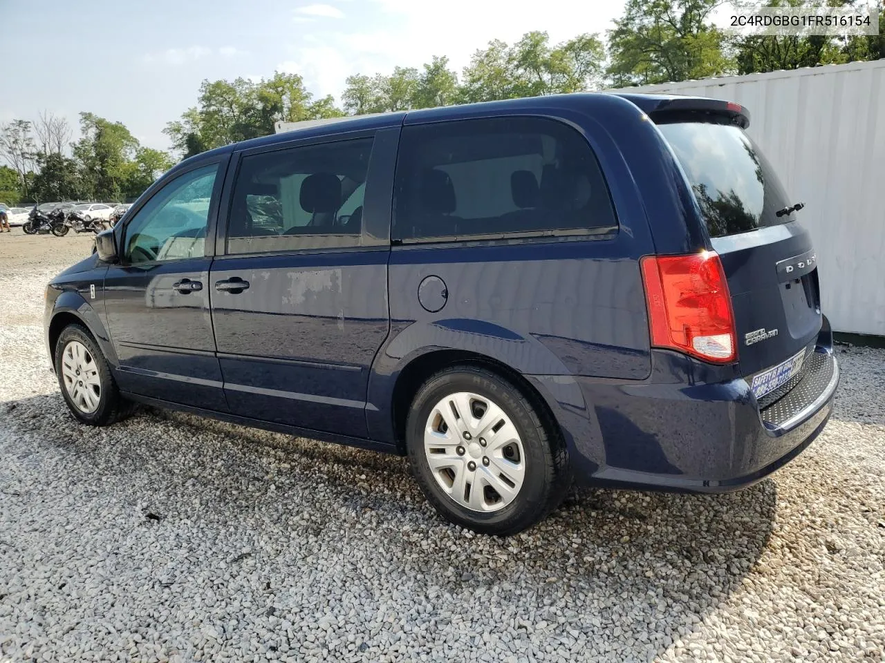 2015 Dodge Grand Caravan Se VIN: 2C4RDGBG1FR516154 Lot: 68432884