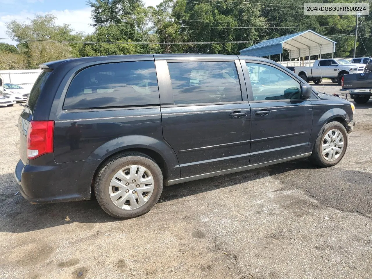 2015 Dodge Grand Caravan Se VIN: 2C4RDGBG0FR600224 Lot: 69161243