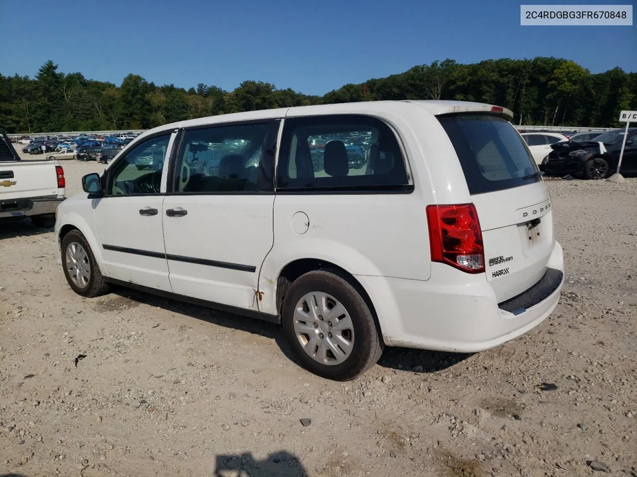 2C4RDGBG3FR670848 2015 Dodge Grand Caravan Se