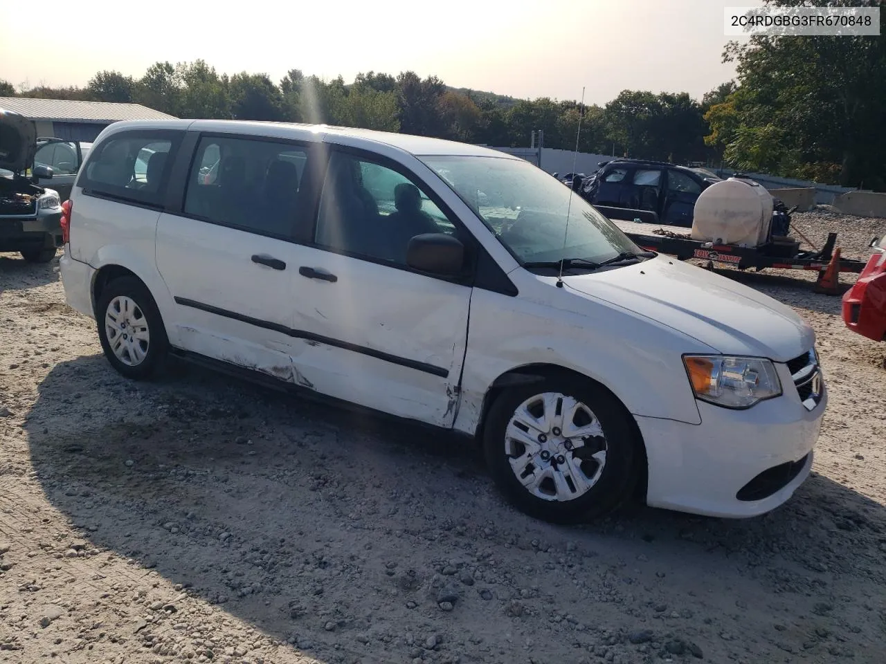 2C4RDGBG3FR670848 2015 Dodge Grand Caravan Se