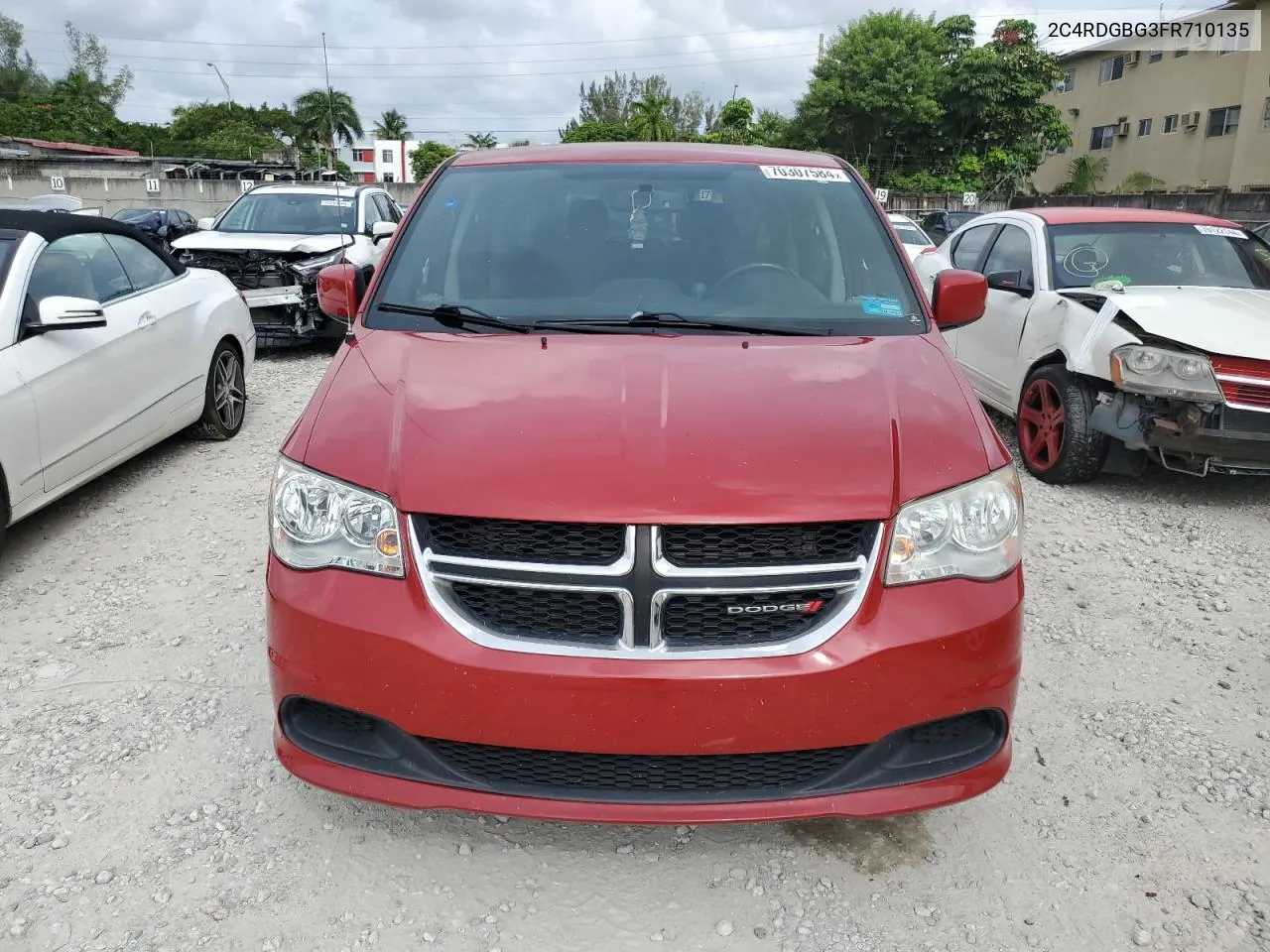 2015 Dodge Grand Caravan Se VIN: 2C4RDGBG3FR710135 Lot: 70307584