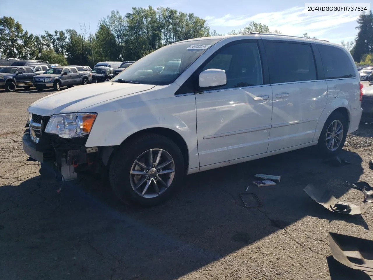 2015 Dodge Grand Caravan Sxt VIN: 2C4RDGCG0FR737534 Lot: 70488674