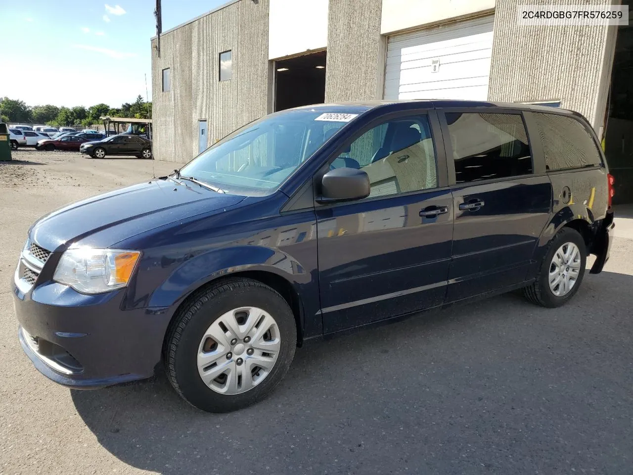 2015 Dodge Grand Caravan Se VIN: 2C4RDGBG7FR576259 Lot: 70626284