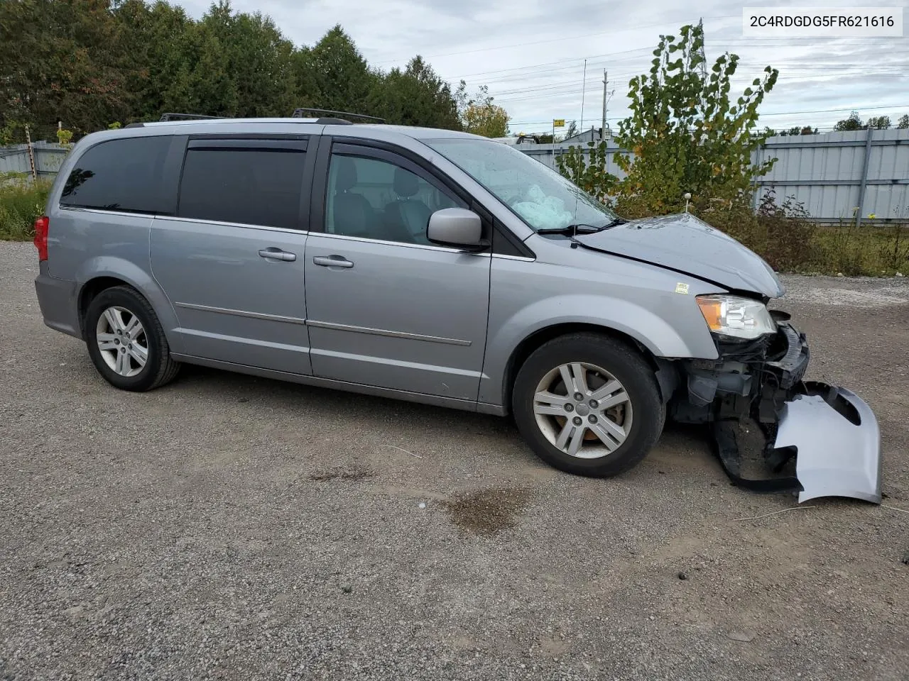 2015 Dodge Grand Caravan Crew VIN: 2C4RDGDG5FR621616 Lot: 70722453