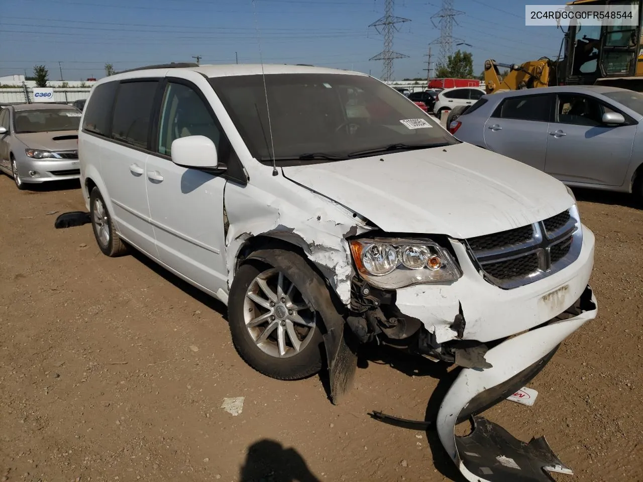 2C4RDGCG0FR548544 2015 Dodge Grand Caravan Sxt