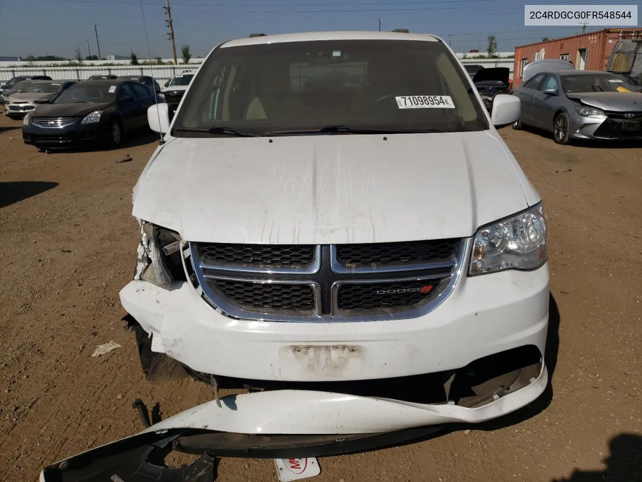 2C4RDGCG0FR548544 2015 Dodge Grand Caravan Sxt