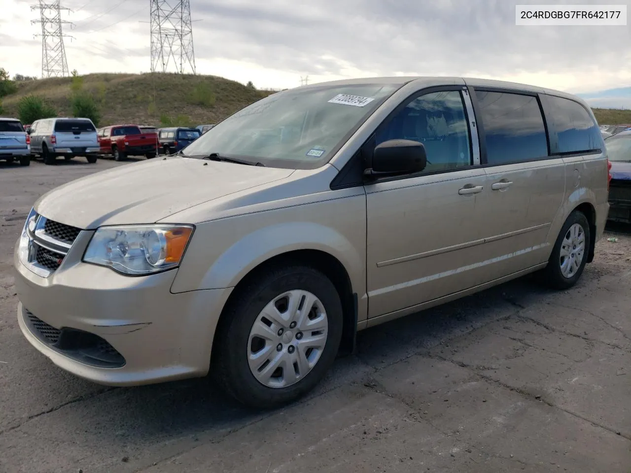 2C4RDGBG7FR642177 2015 Dodge Grand Caravan Se