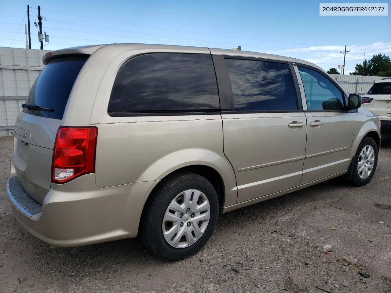 2015 Dodge Grand Caravan Se VIN: 2C4RDGBG7FR642177 Lot: 72089794