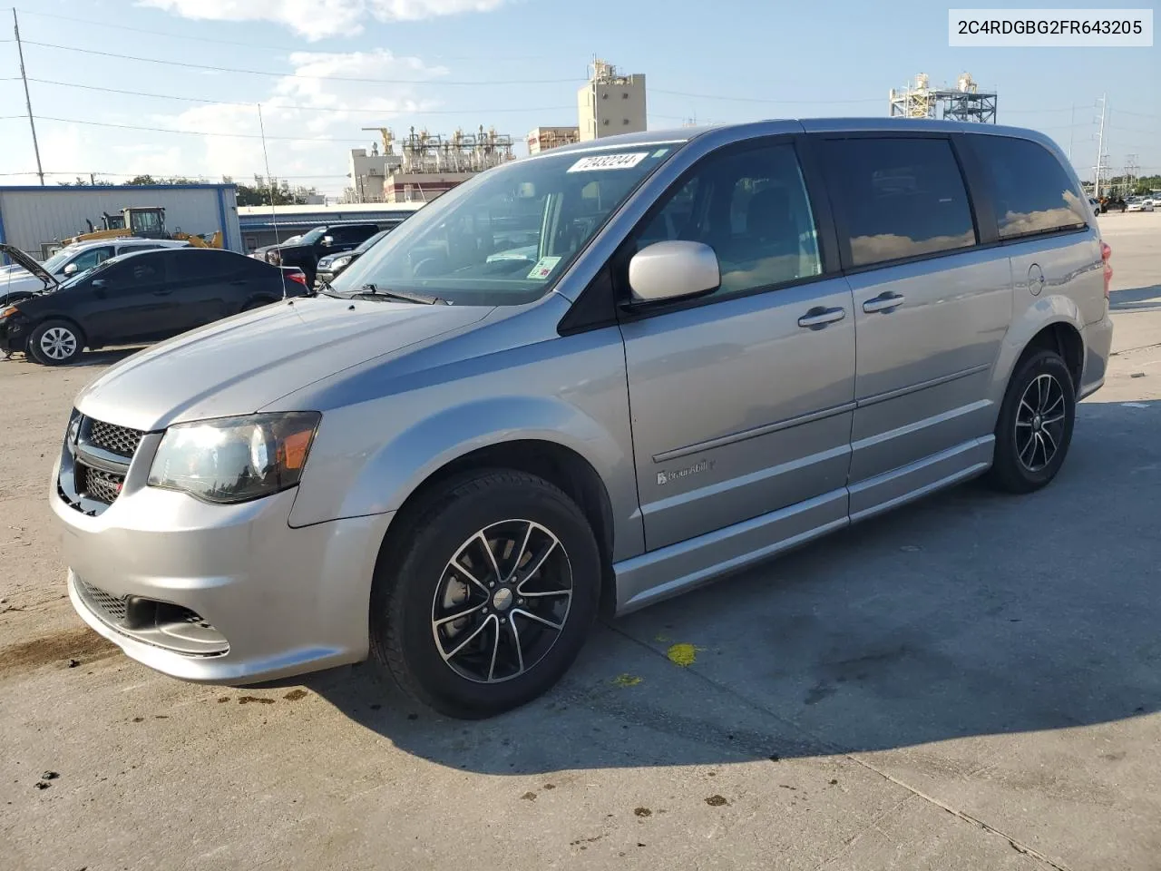 2015 Dodge Grand Caravan Se VIN: 2C4RDGBG2FR643205 Lot: 72432244