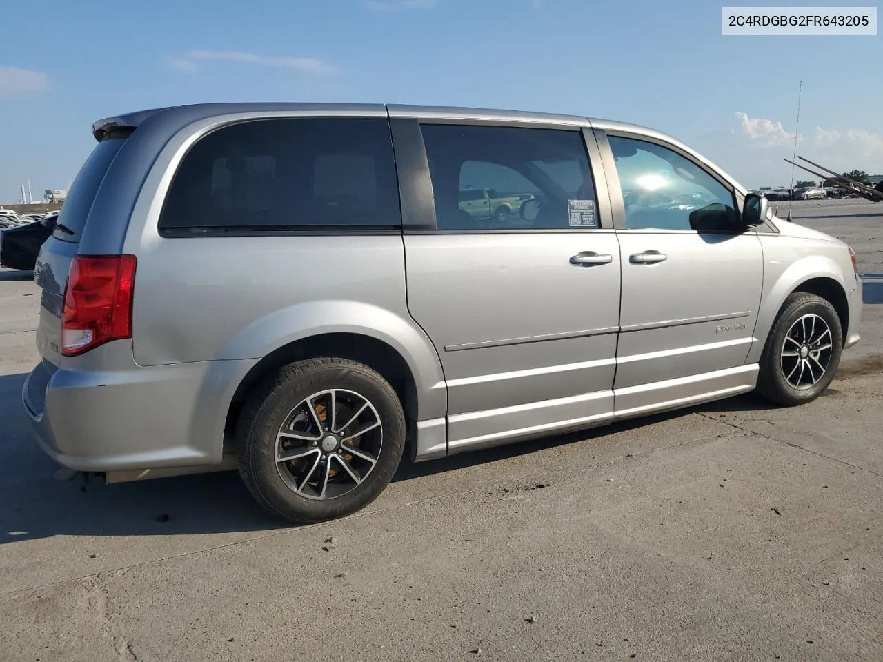 2015 Dodge Grand Caravan Se VIN: 2C4RDGBG2FR643205 Lot: 72432244