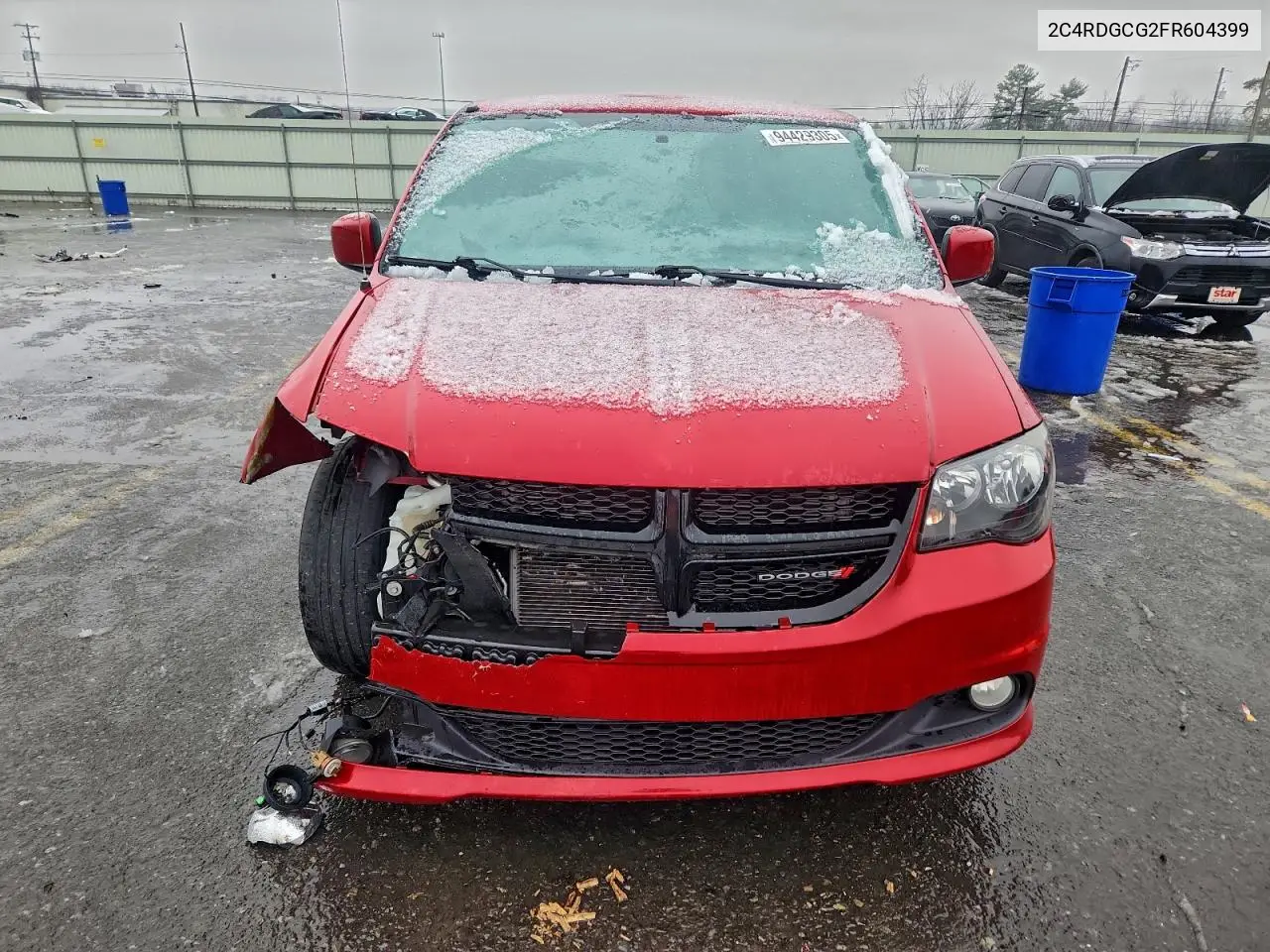 2C4RDGCG2FR604399 2015 Dodge Grand Caravan Sxt