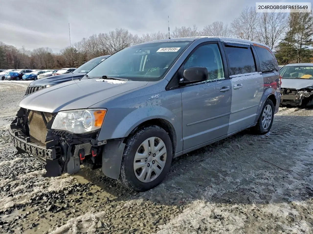 2C4RDGBG8FR615649 2015 Dodge Grand Caravan Se