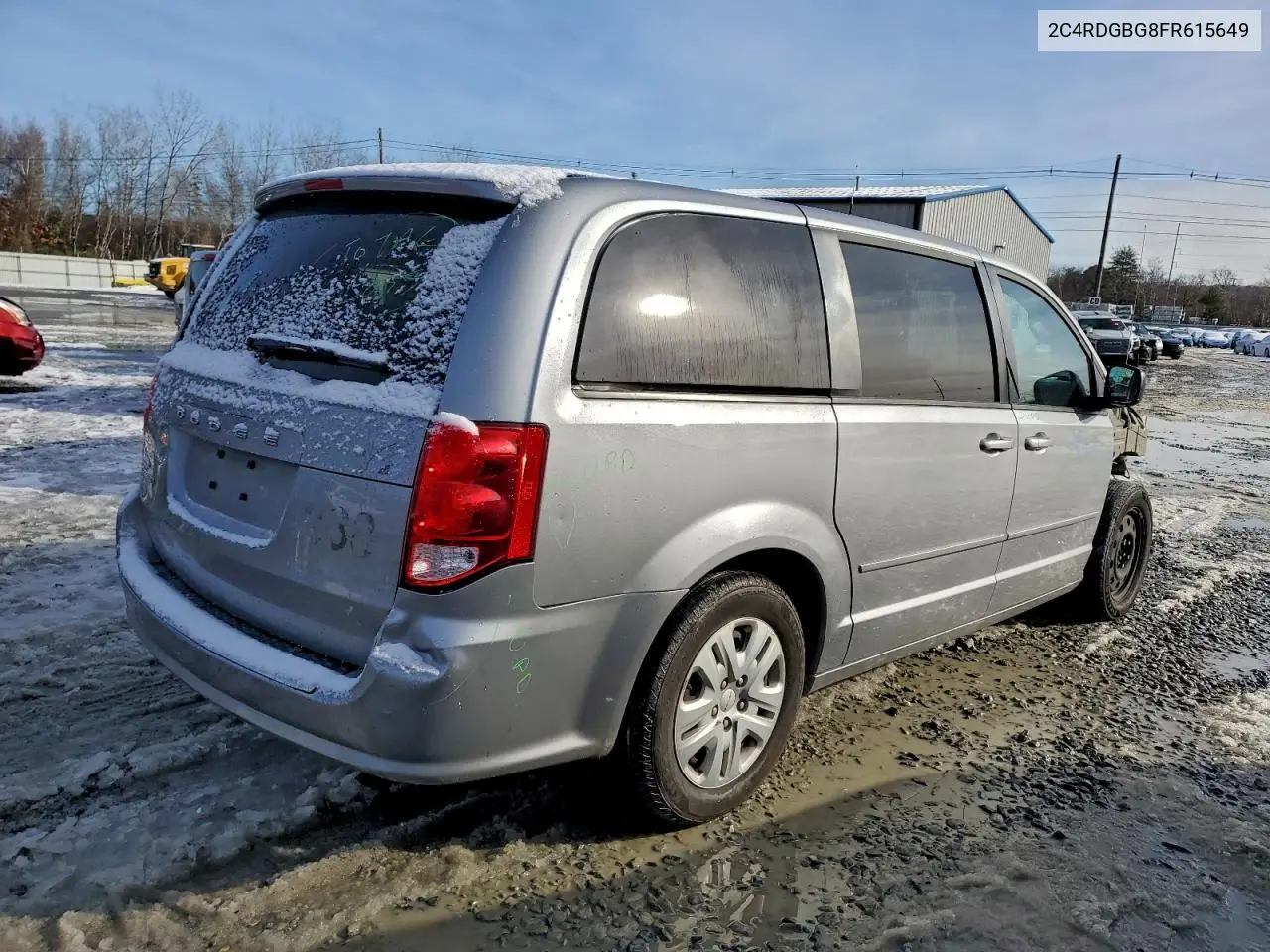 2C4RDGBG8FR615649 2015 Dodge Grand Caravan Se