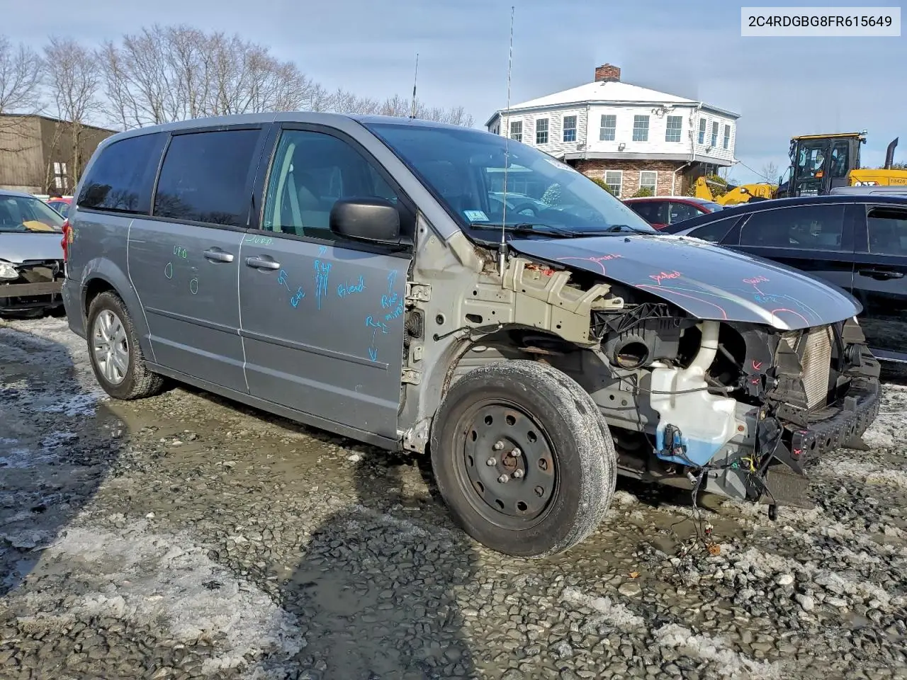 2C4RDGBG8FR615649 2015 Dodge Grand Caravan Se