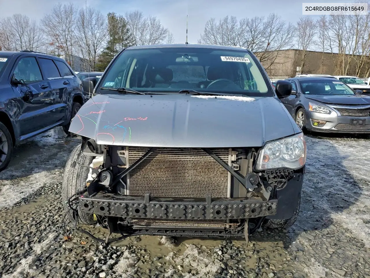 2C4RDGBG8FR615649 2015 Dodge Grand Caravan Se
