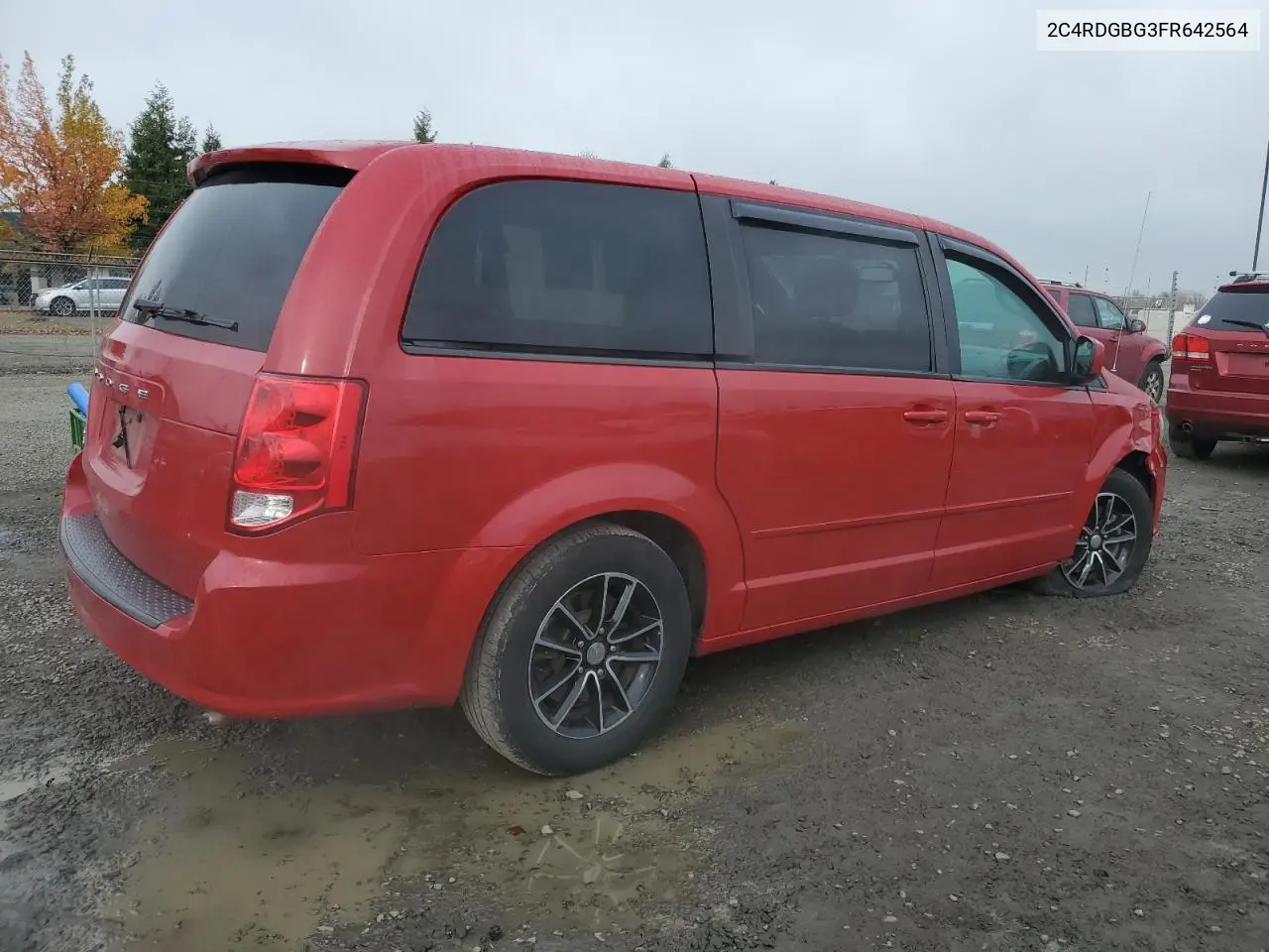 2C4RDGBG3FR642564 2015 Dodge Grand Caravan Se