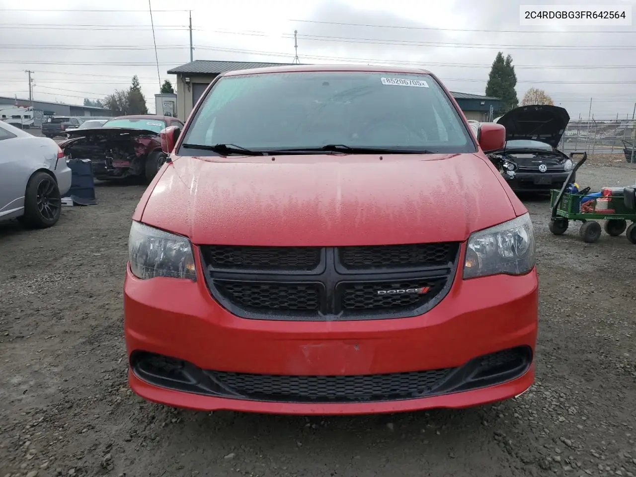 2C4RDGBG3FR642564 2015 Dodge Grand Caravan Se