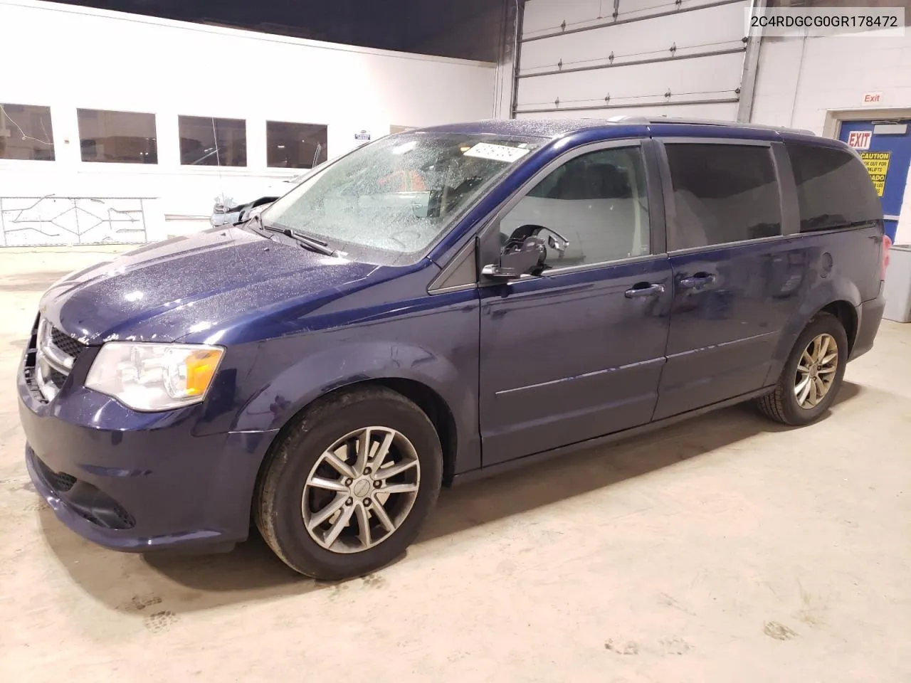 2016 Dodge Grand Caravan Sxt VIN: 2C4RDGCG0GR178472 Lot: 43197054