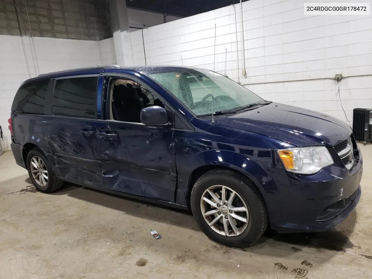 2016 Dodge Grand Caravan Sxt VIN: 2C4RDGCG0GR178472 Lot: 43197054