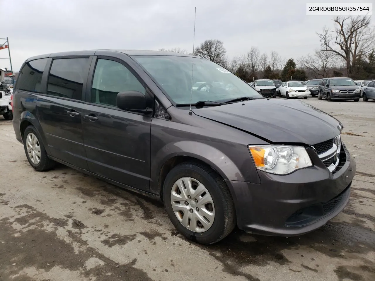 2C4RDGBG5GR357544 2016 Dodge Grand Caravan Se